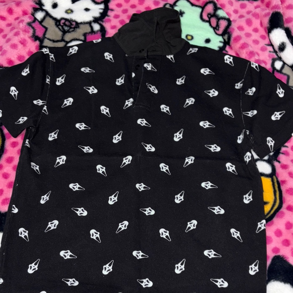 Black and White Ghostface Shirt